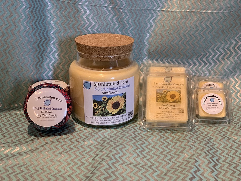 Sunflower Soy Wax Candles or Wax Melts